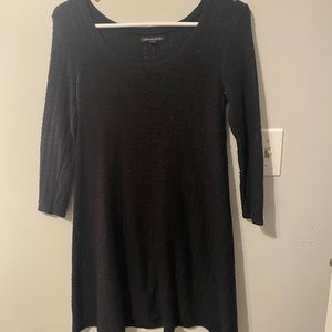 Black sweater dress